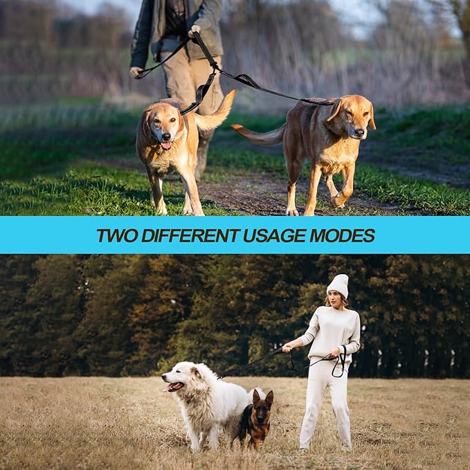 Dual Retractable Dog Leash