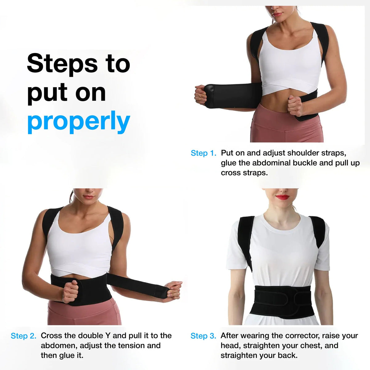 Belt Lumbar Posture Corrector Vest