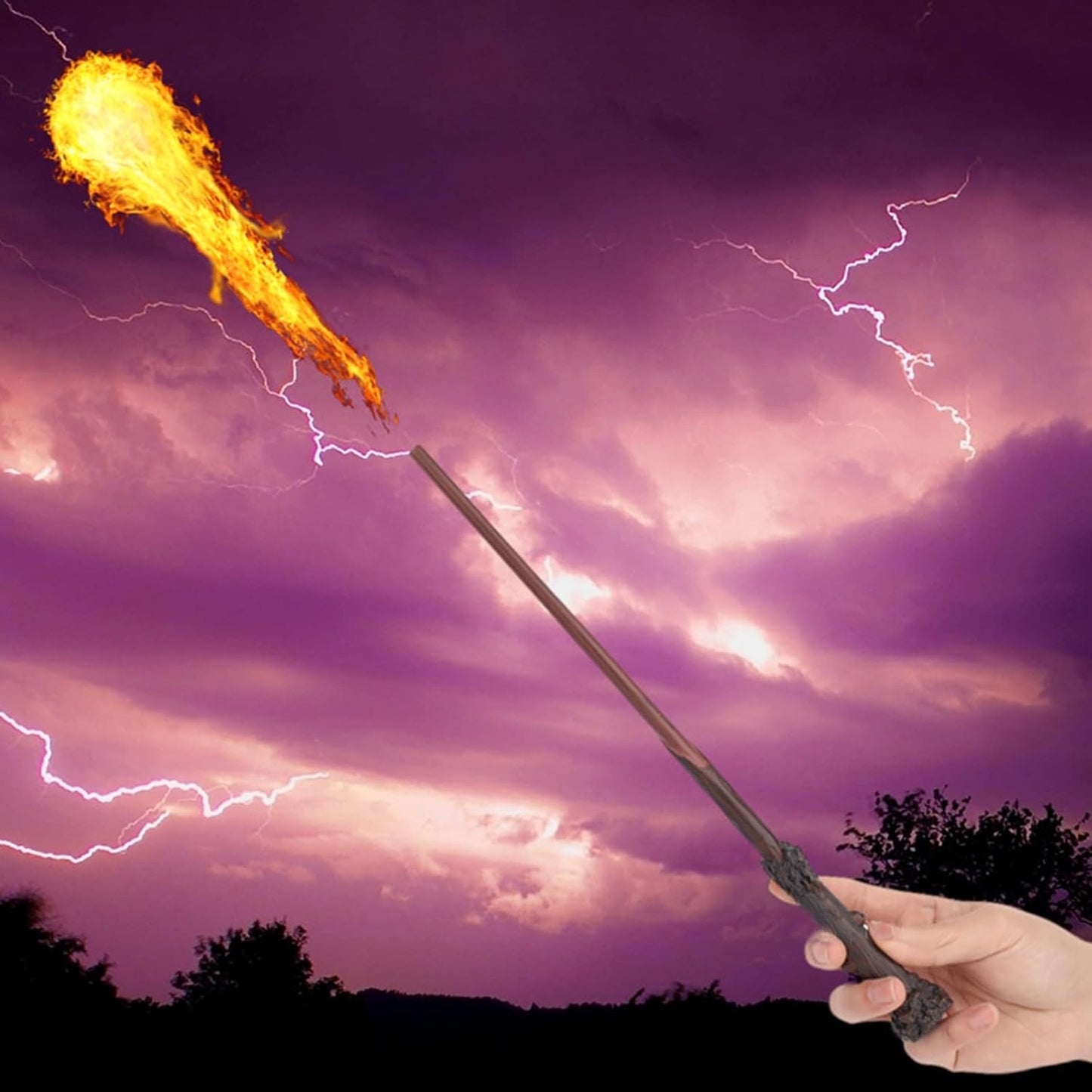 Enchanting Fireball Wizard Wand