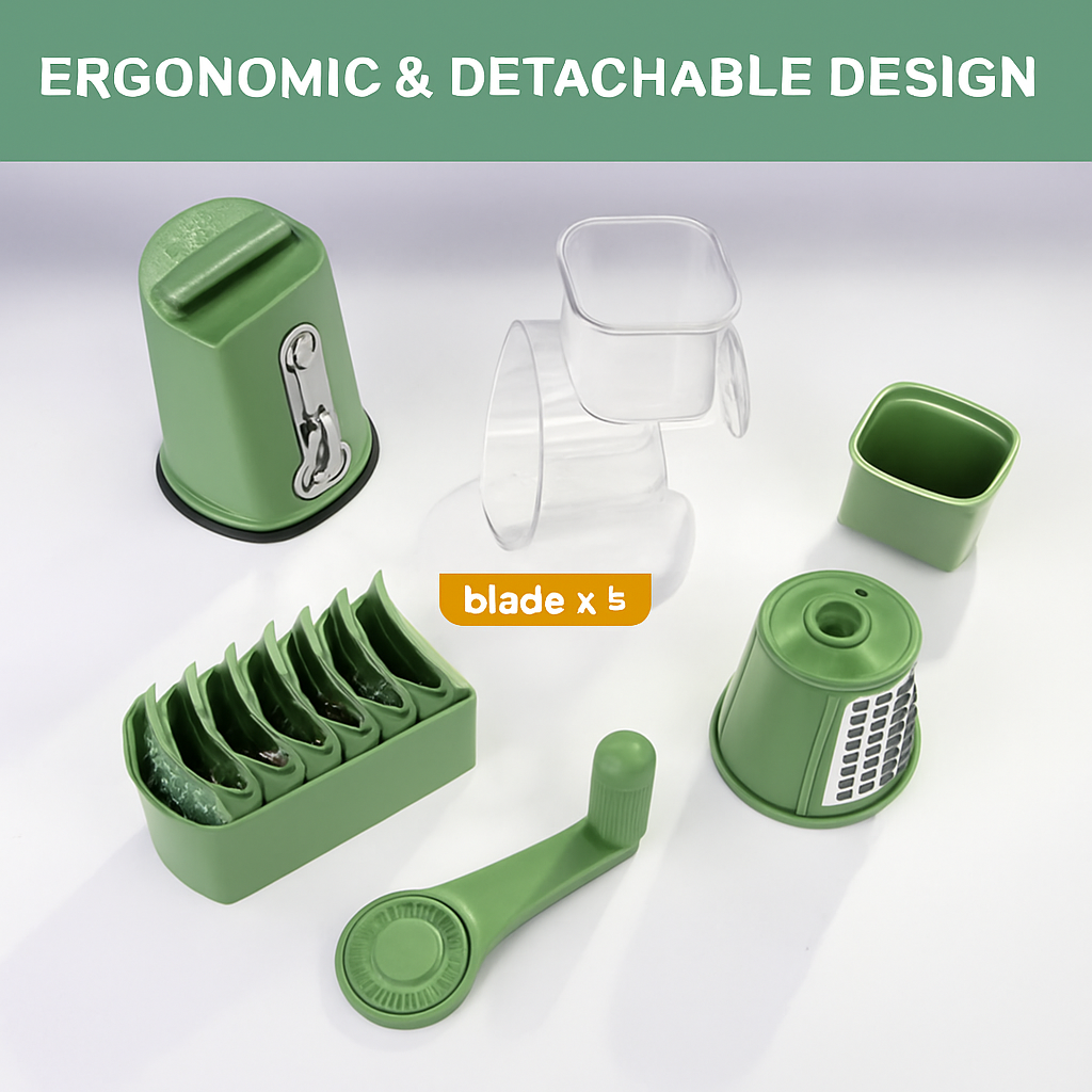 Easy Spin Cheese Grater