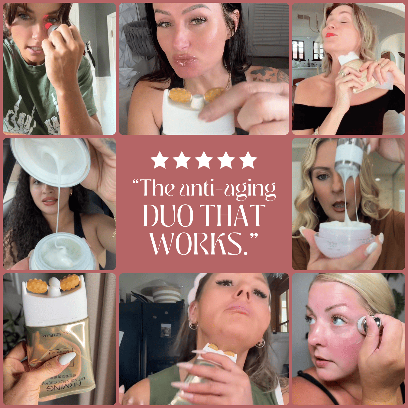 Roller Neck Cream Wrinkle Tightening