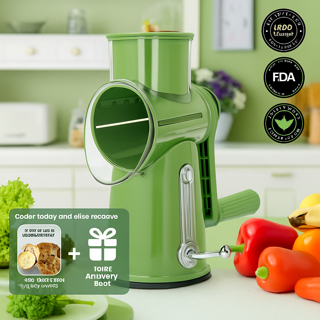 Easy Spin Cheese Grater