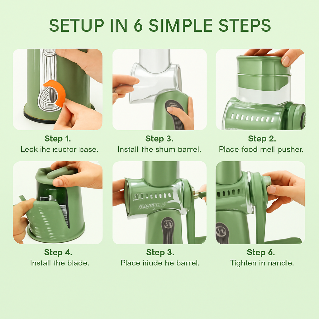 Easy Spin Cheese Grater