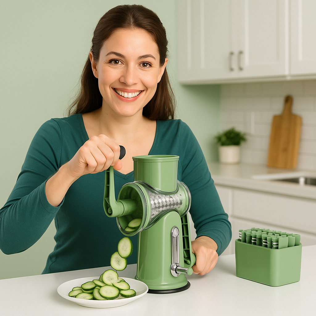 Easy Spin Cheese Grater