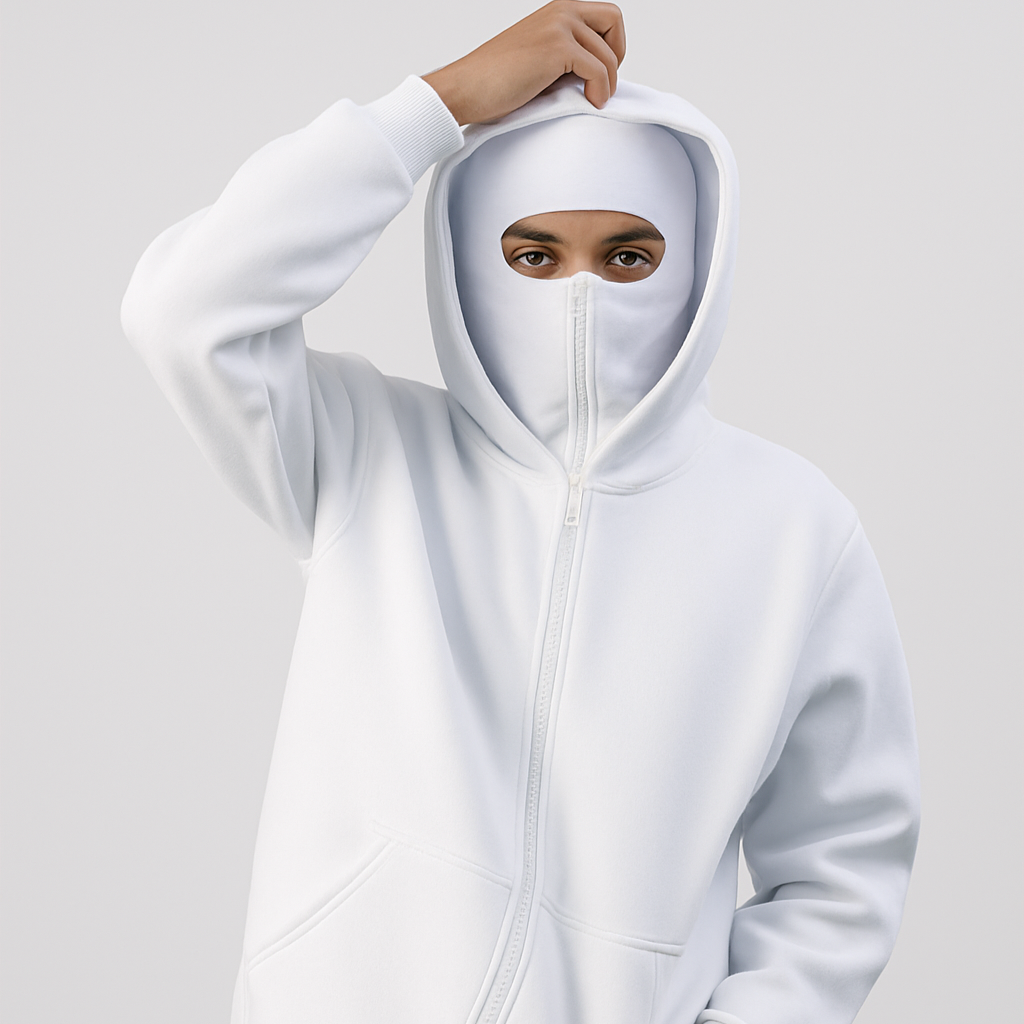 Fleece-lined Double Hood Unique Design