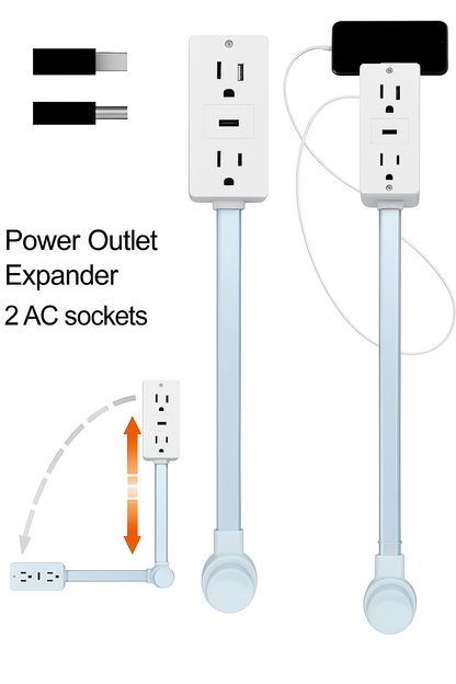 Rotating Adjustable Outlet Extender