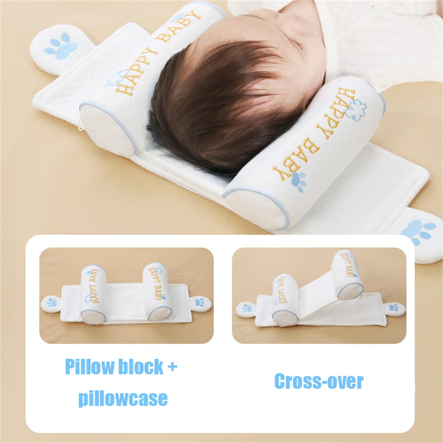 Adjustable Baby Head Neck Pillow