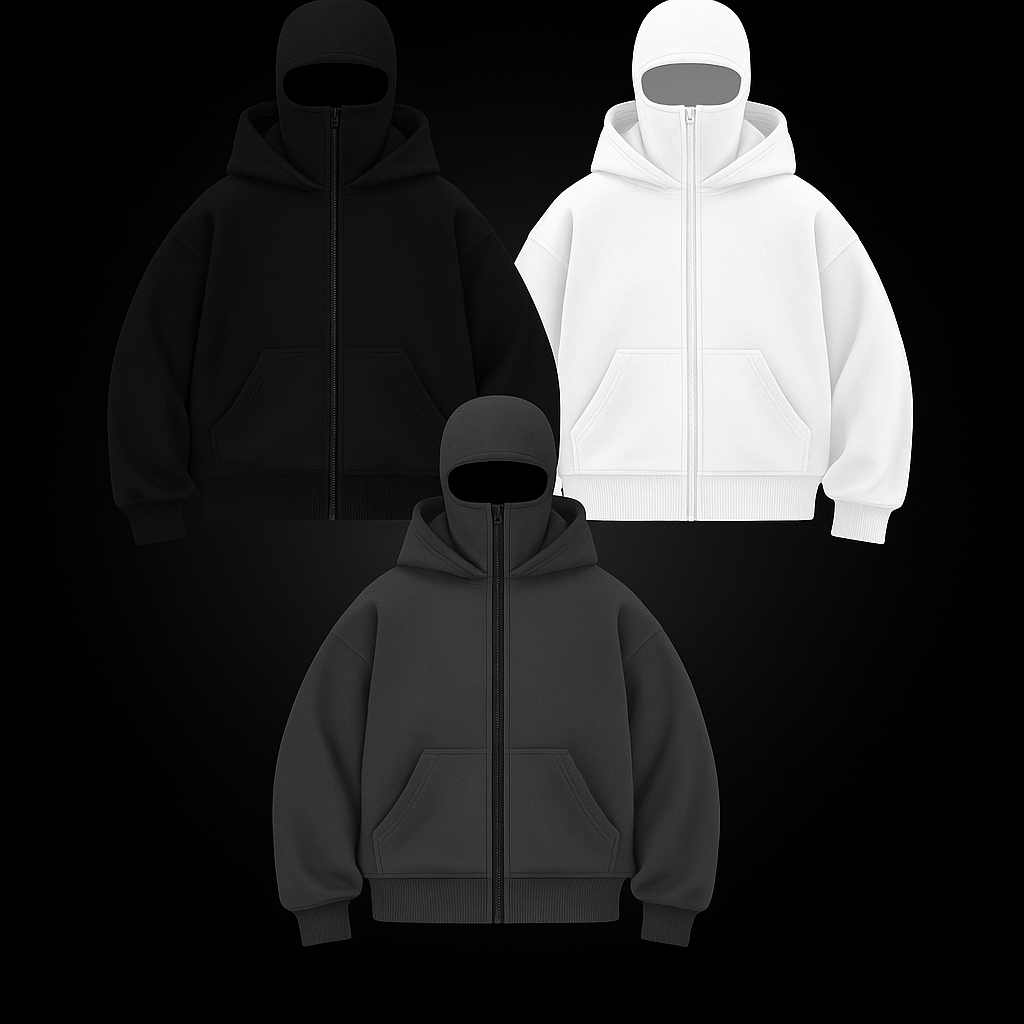 Fleece-lined Double Hood Unique Design