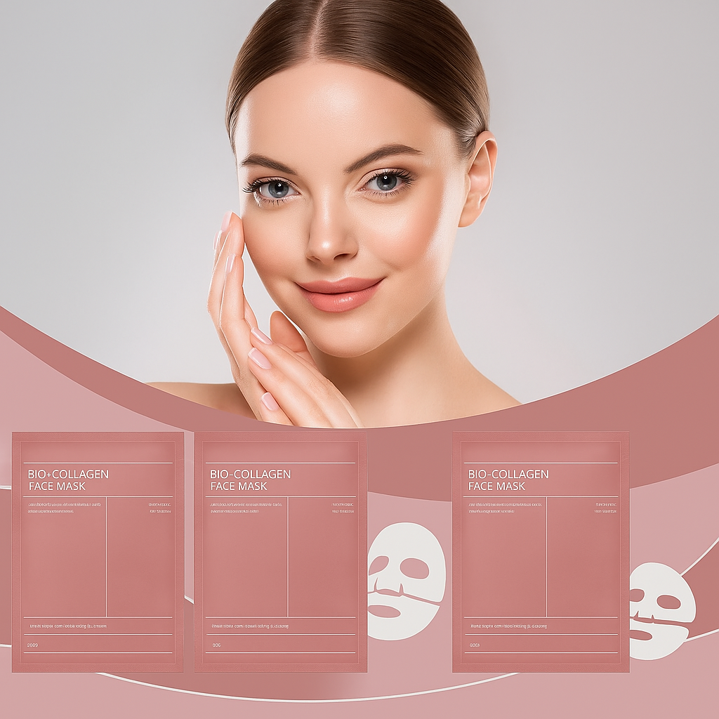 Bio-Collagen Glow Mask 3Pcs/Pack