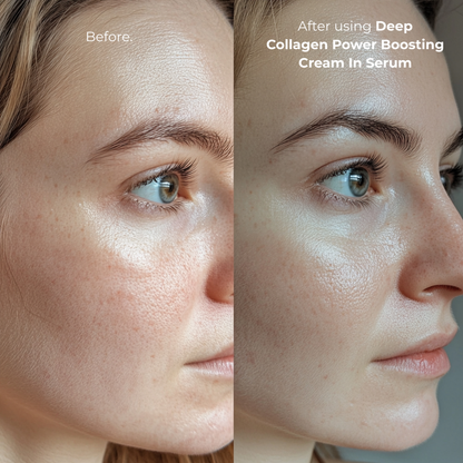 Deep Collagen Power Boosting Cream In Serum