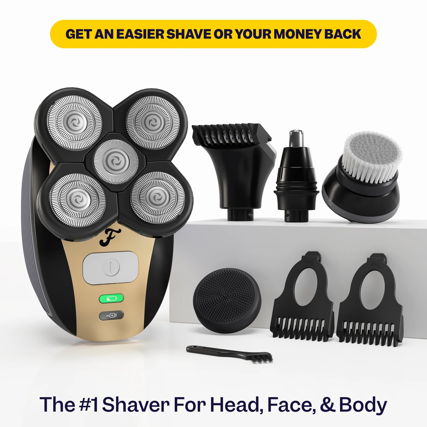 All-in-One Electric Head Shaver & Trimmer Set