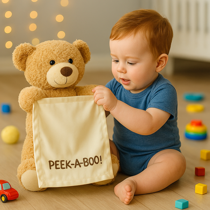 Talking Bear Playing Hide & Seek