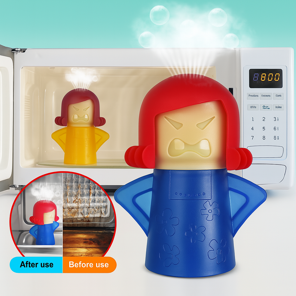 Microwave Cleaning  "Angry Mama"