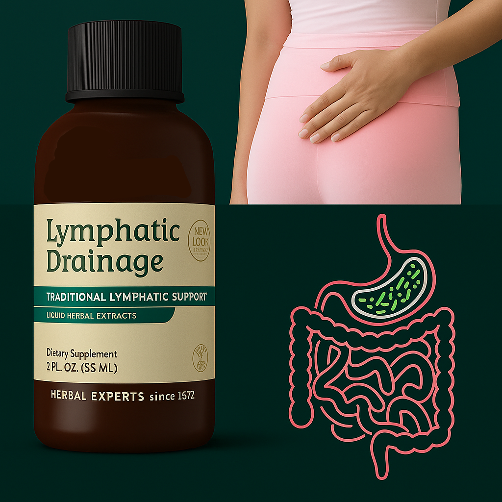 Lymphatic drainage drops