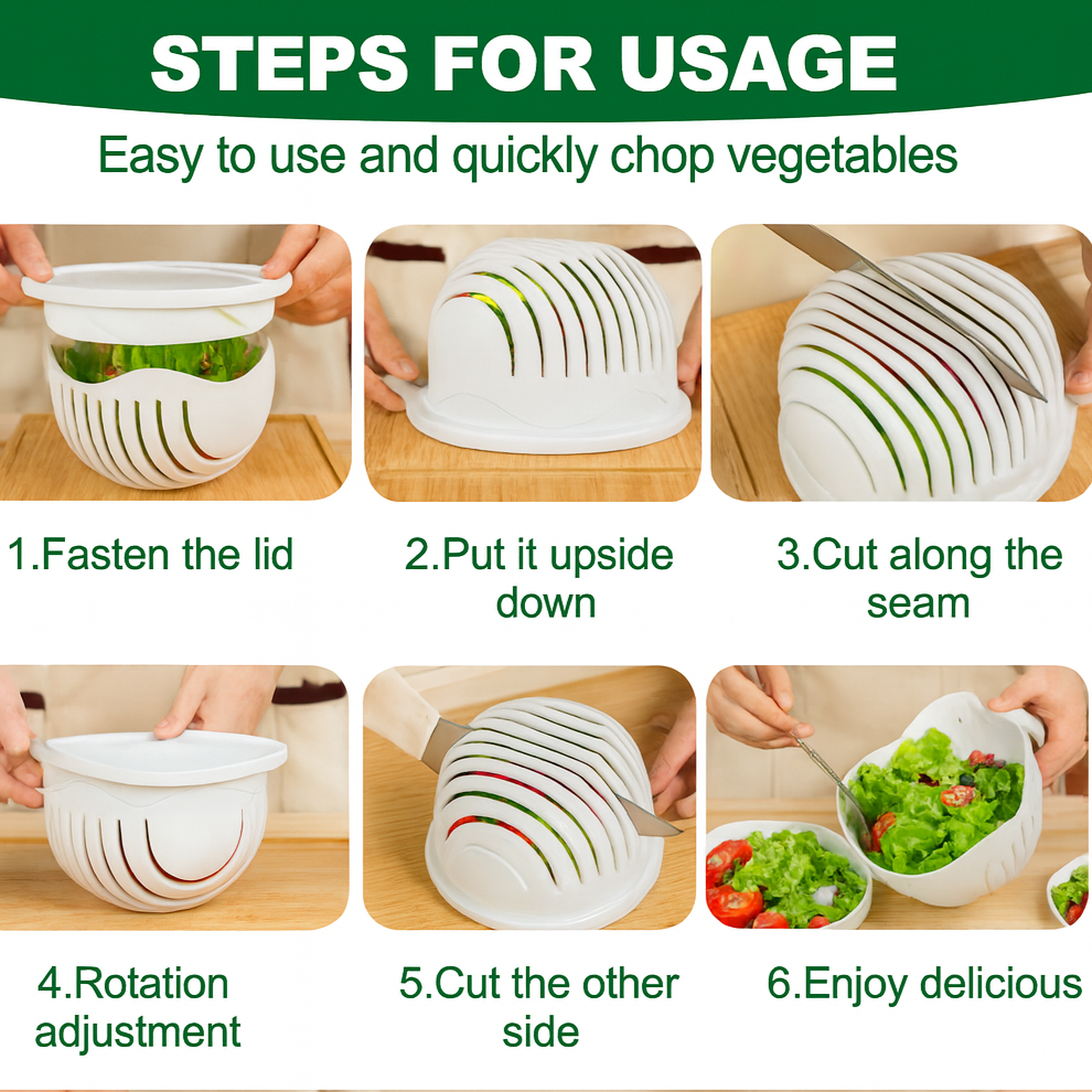 Chopper Salad Cutter Bowl