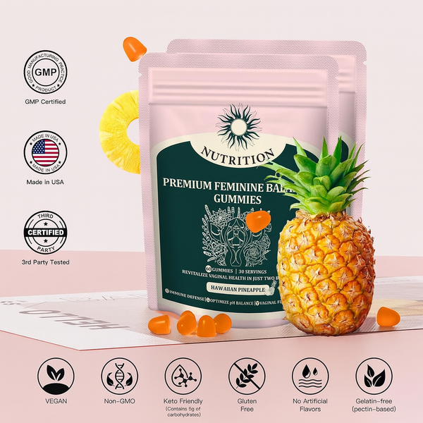 Pineapple Feminine Balance Gummies