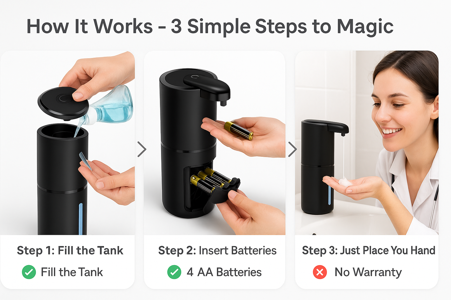 Smart Touchless Soap Magic