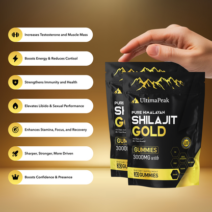 Premium Pure Shilajit Gummies  - Now 6 in 1 Supports