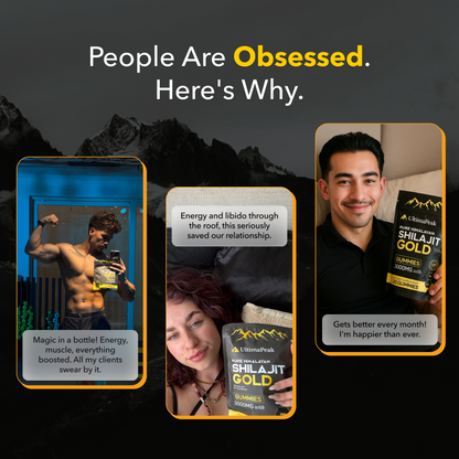 Premium Pure Shilajit Gummies  - Now 6 in 1 Supports