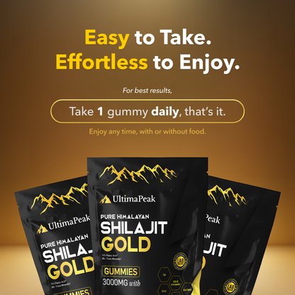 Premium Pure Shilajit Gummies  - Now 6 in 1 Supports