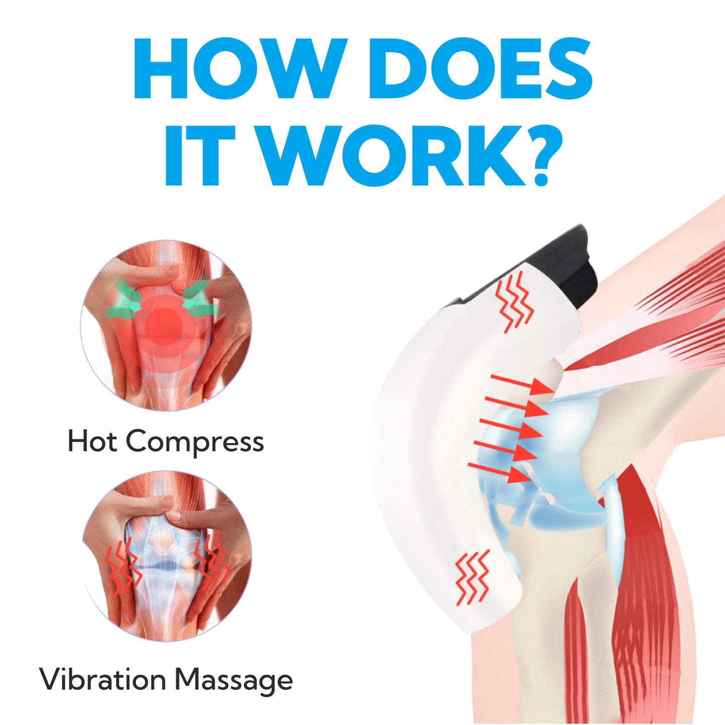 Smart Cordless Knee Massager