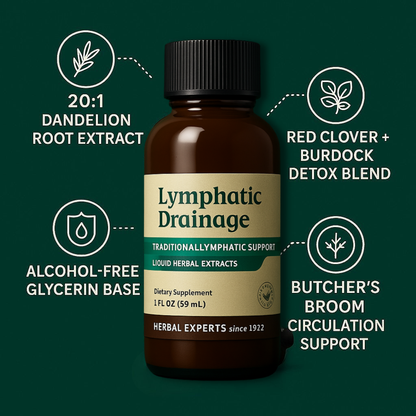 Lymphatic drainage drops