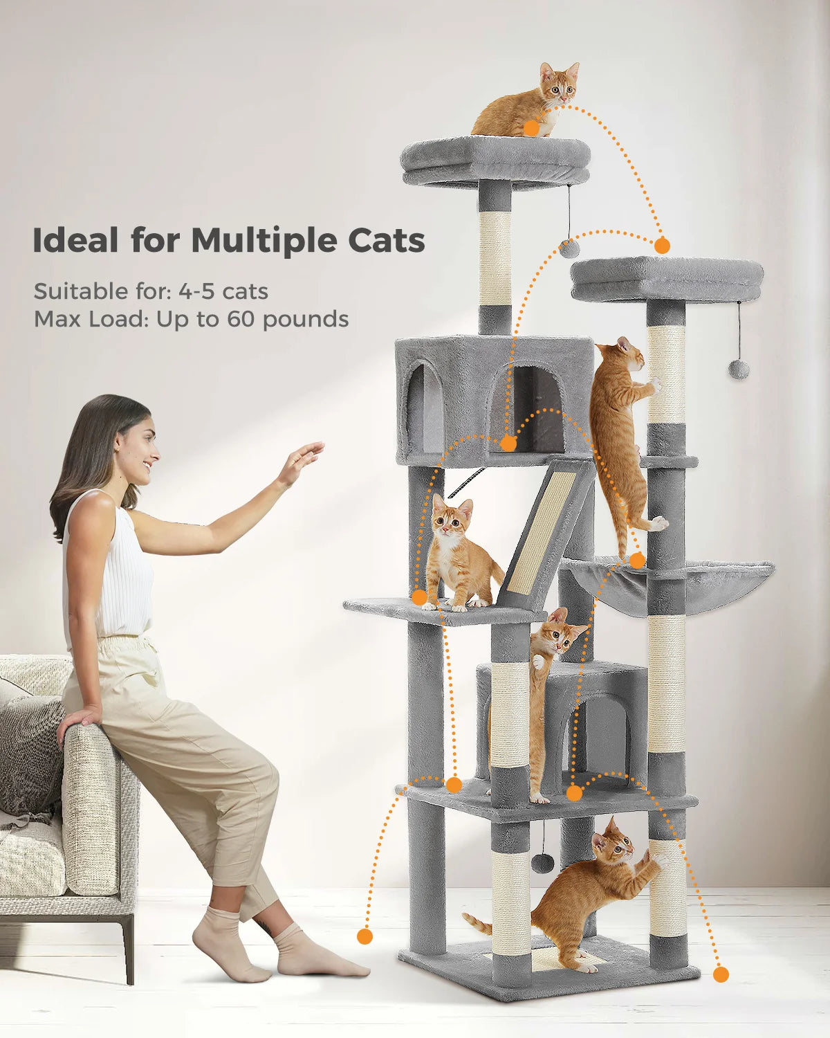 Cat Treehouse for Indoor