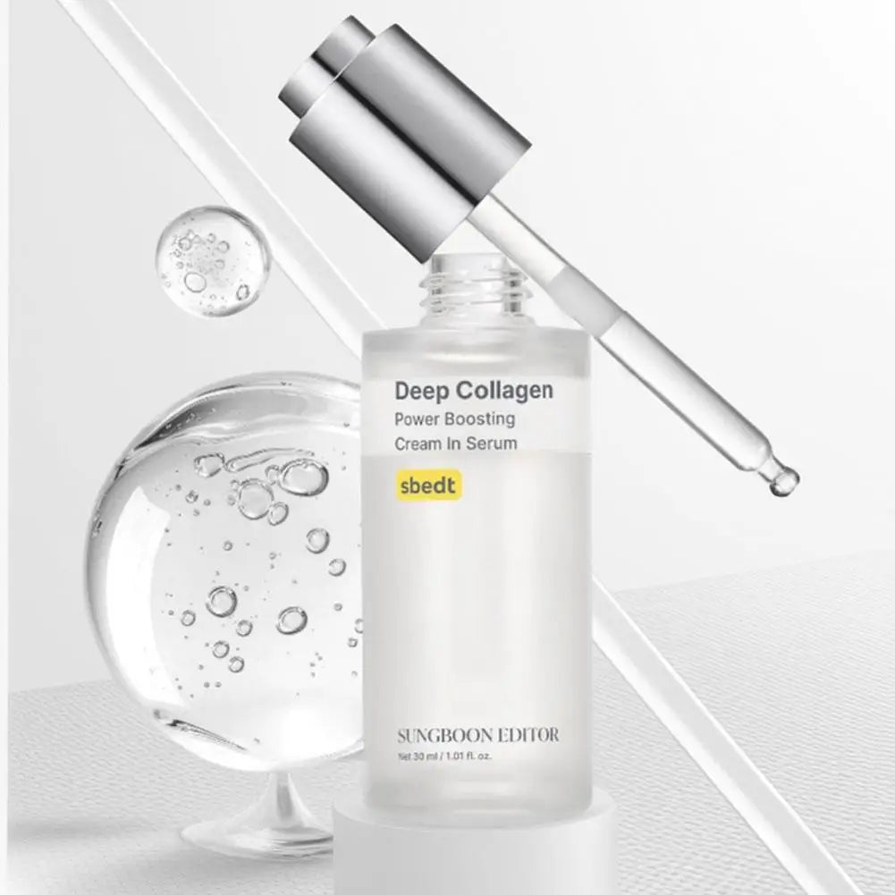 Deep Collagen Power Boosting Cream In Serum