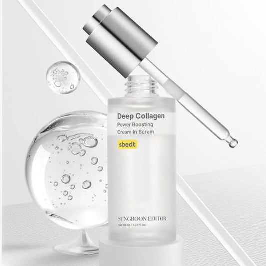 Deep Collagen Power Boosting Cream In Serum