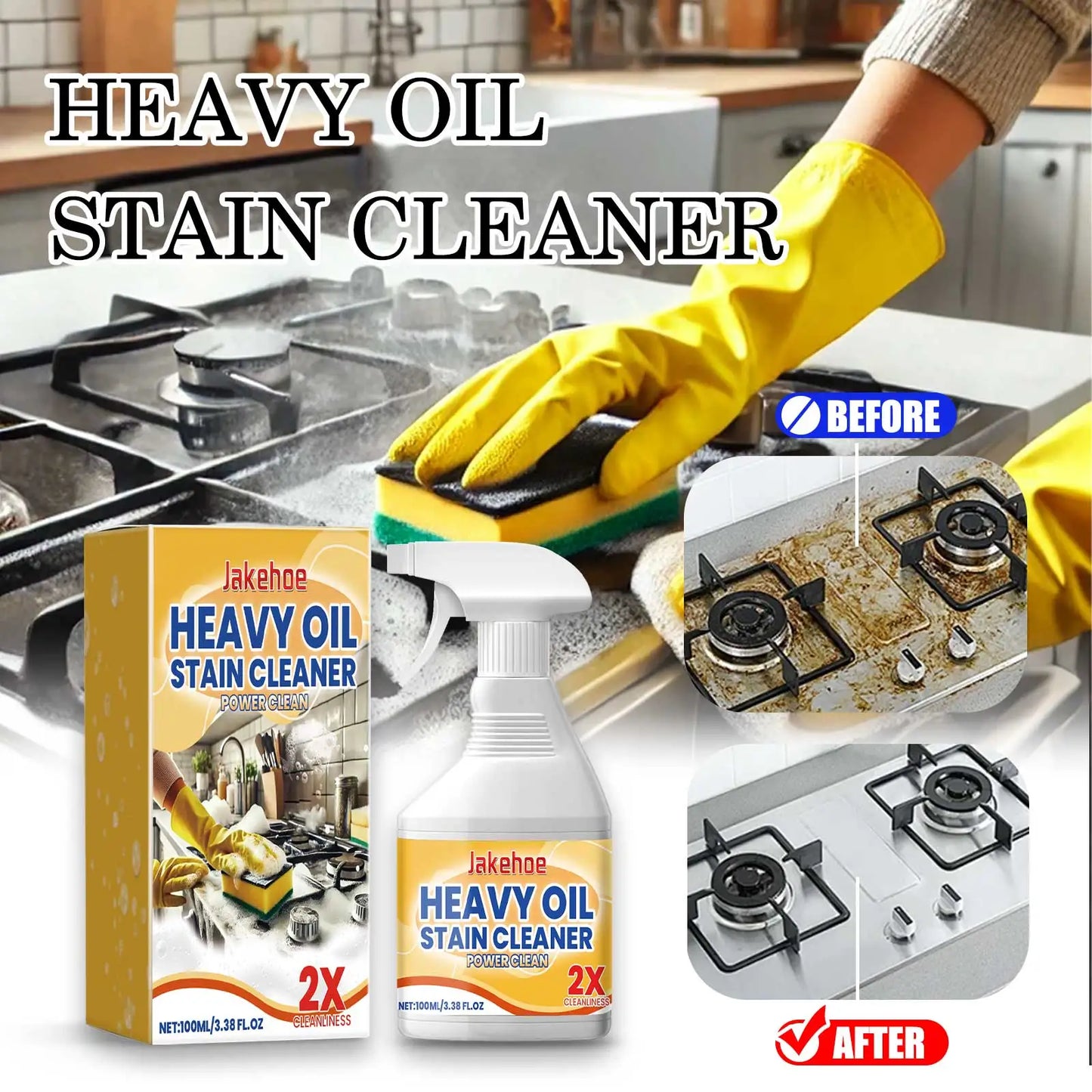 Multifunctional Powerful Kitchen Foam Cleaner