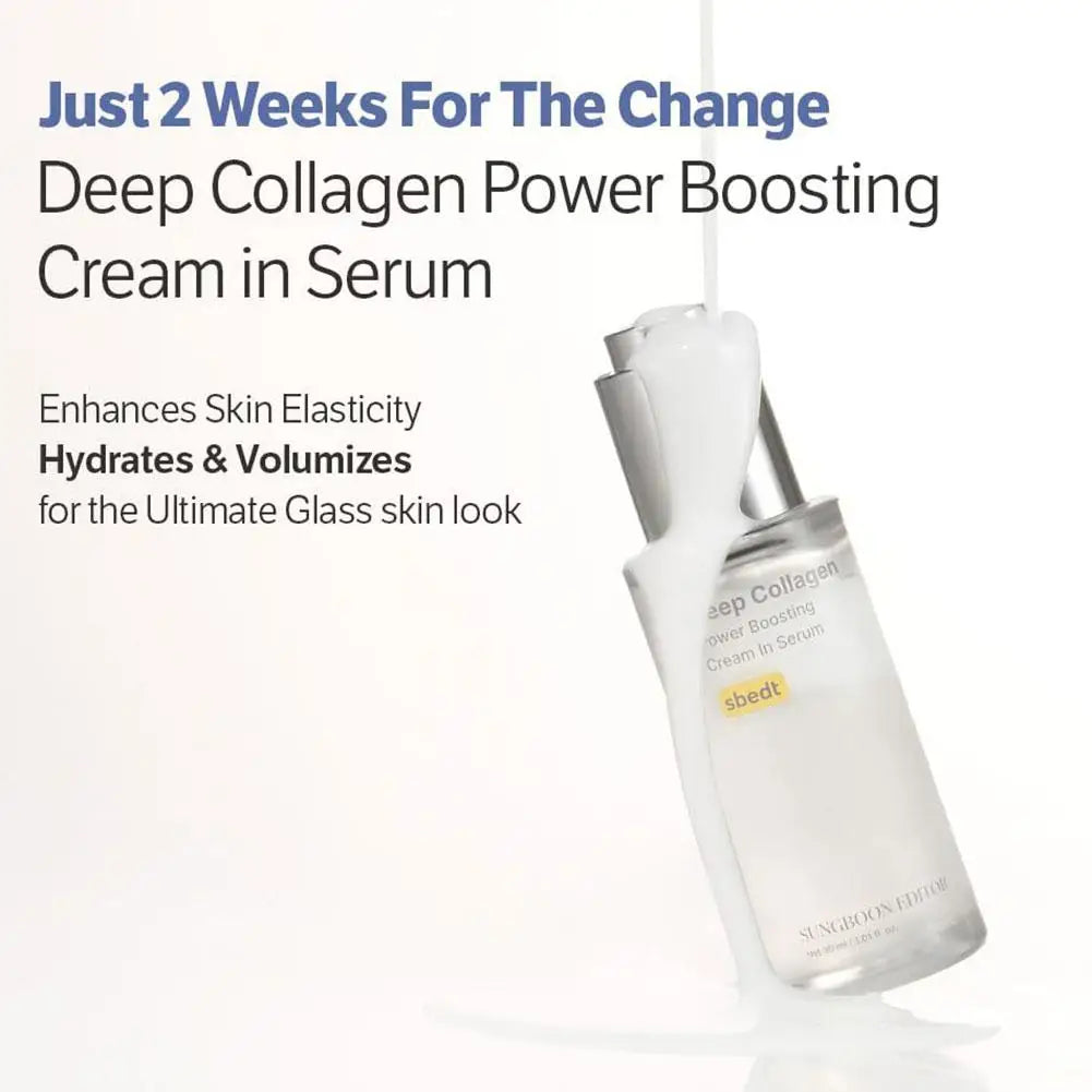 Deep Collagen Power Boosting Cream In Serum