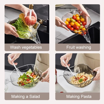 Multifunctional Drain Basket with Spout
