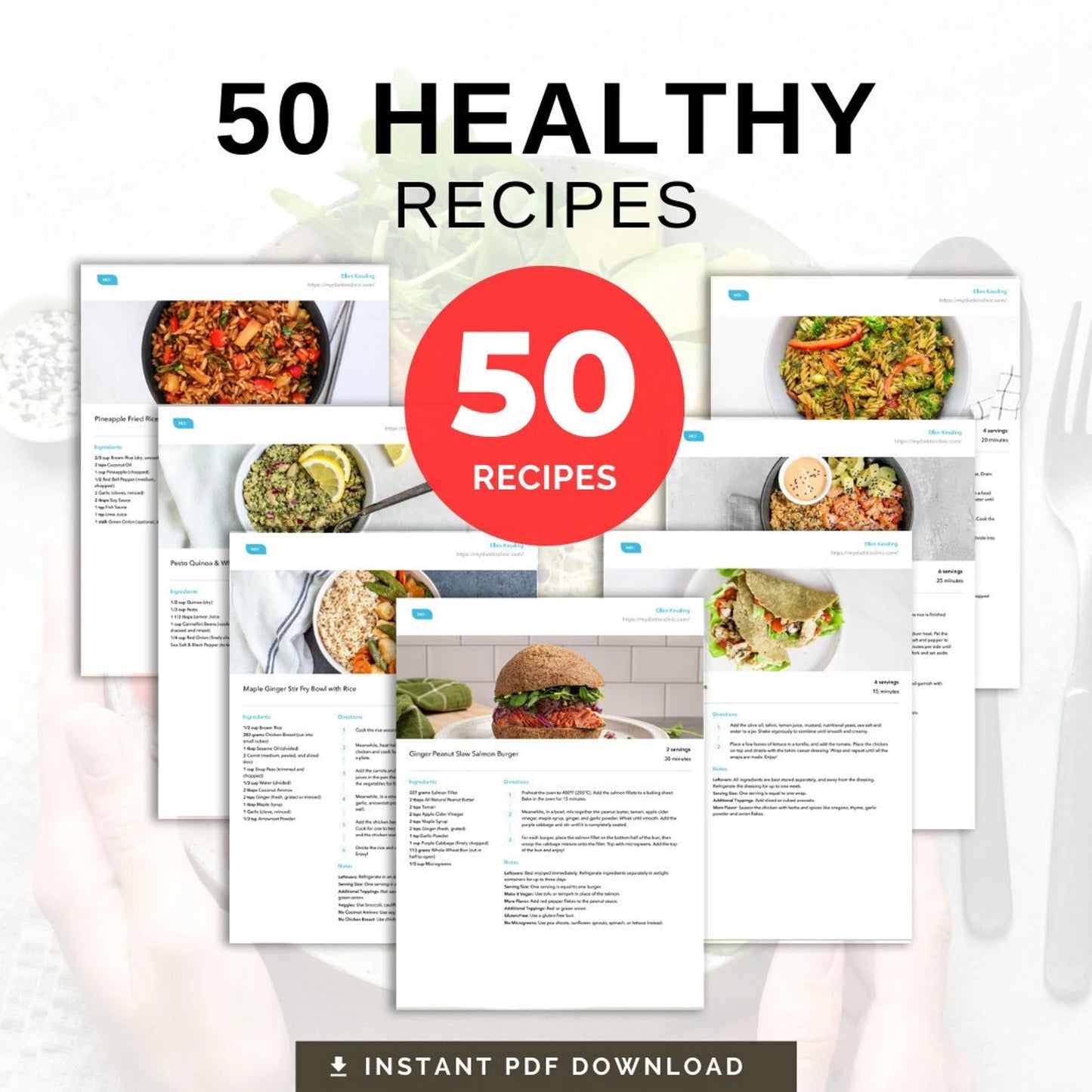 📘 E-Book: 50 Recipes
