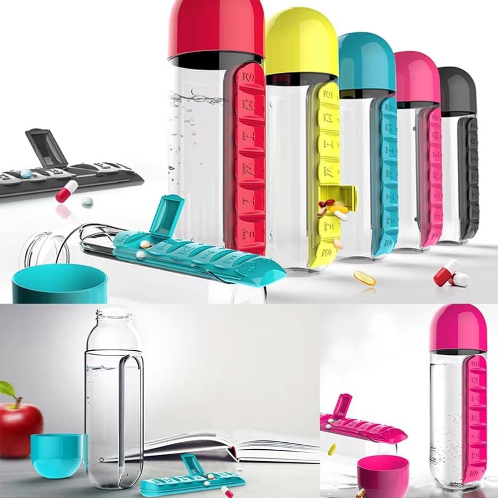 Travel Pill Bottle Organizer