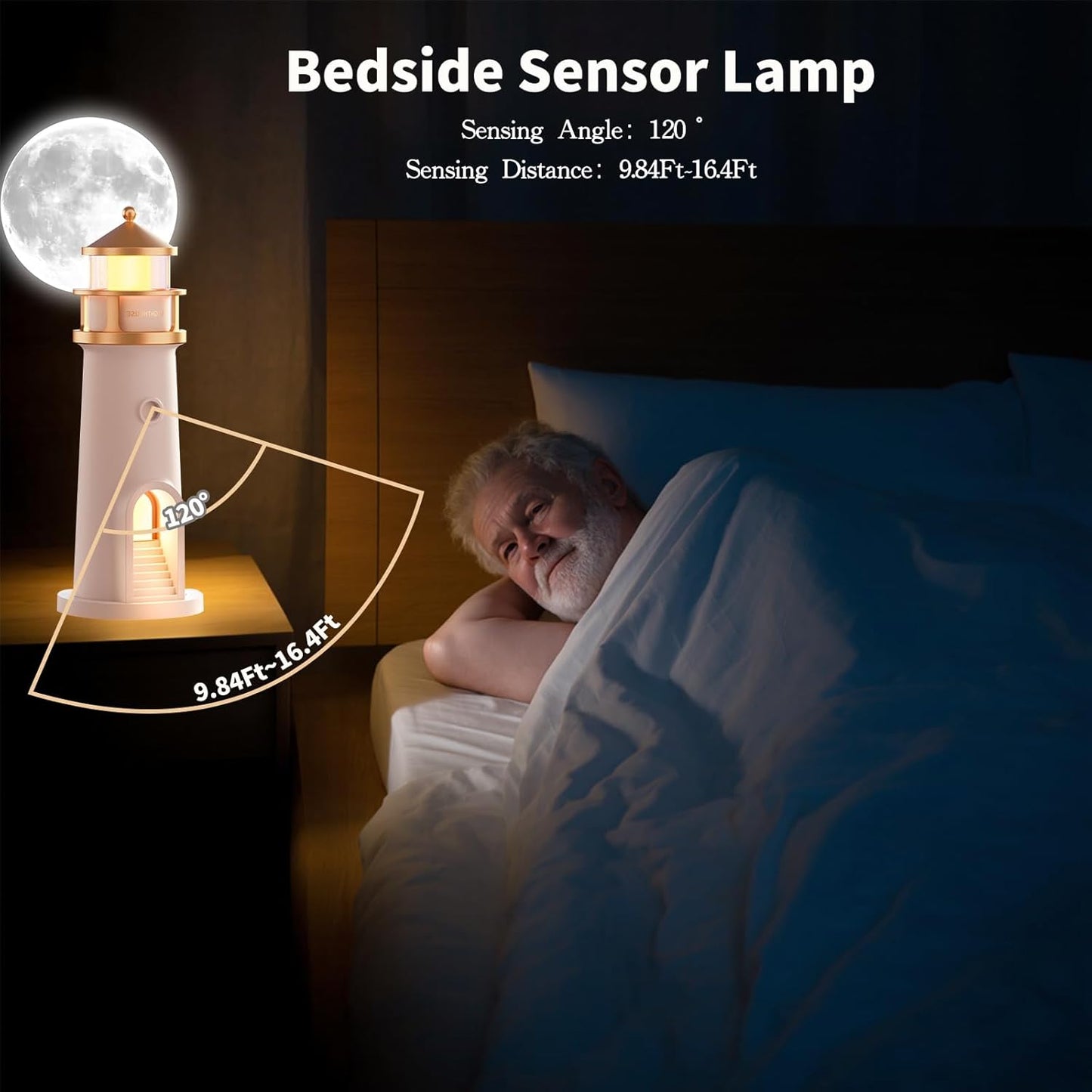Moonbeam Lighthouse Lamp