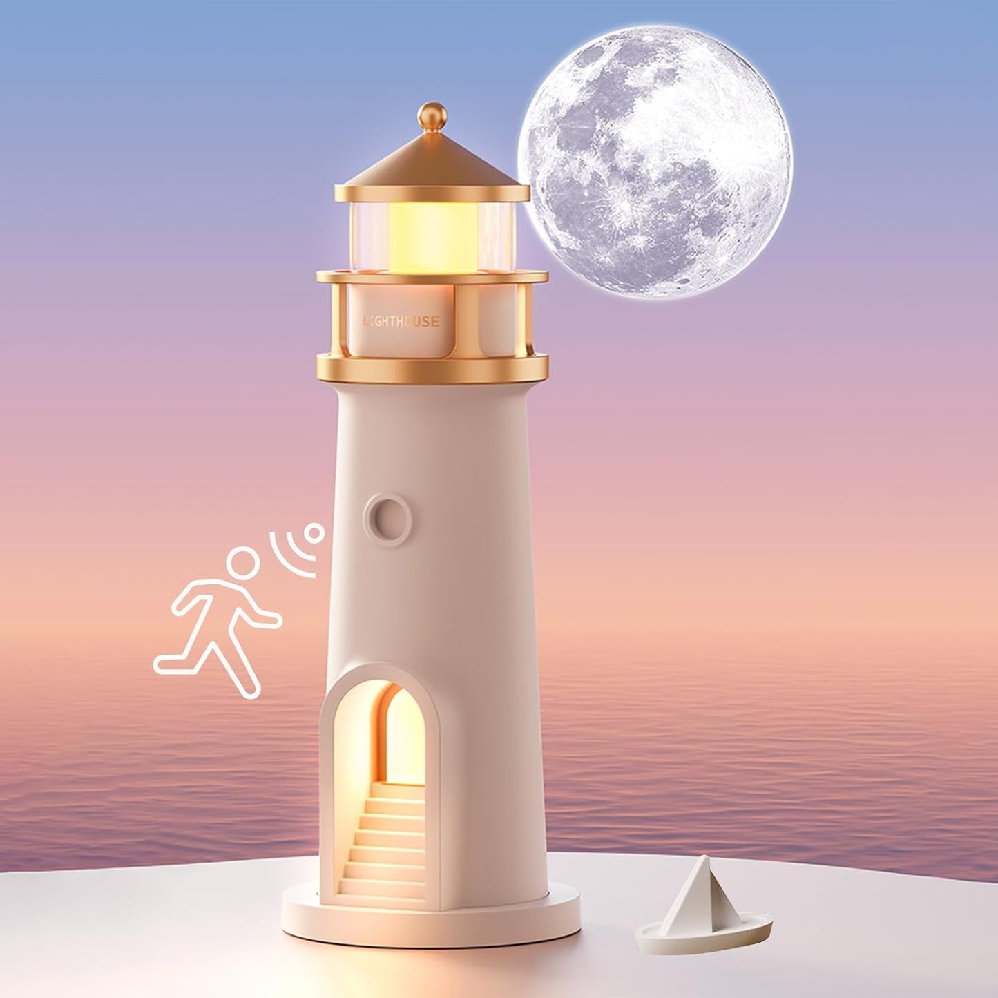 Moonbeam Lighthouse Lamp