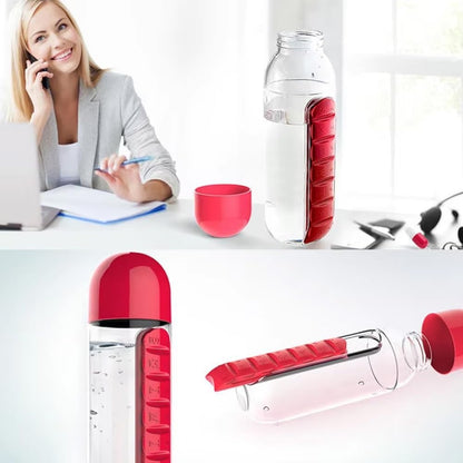 Travel Pill Bottle Organizer