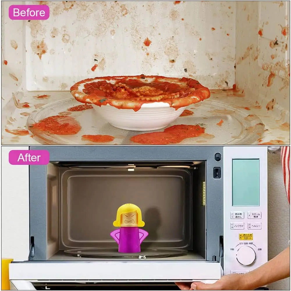 Microwave Cleaning  "Angry Mama"