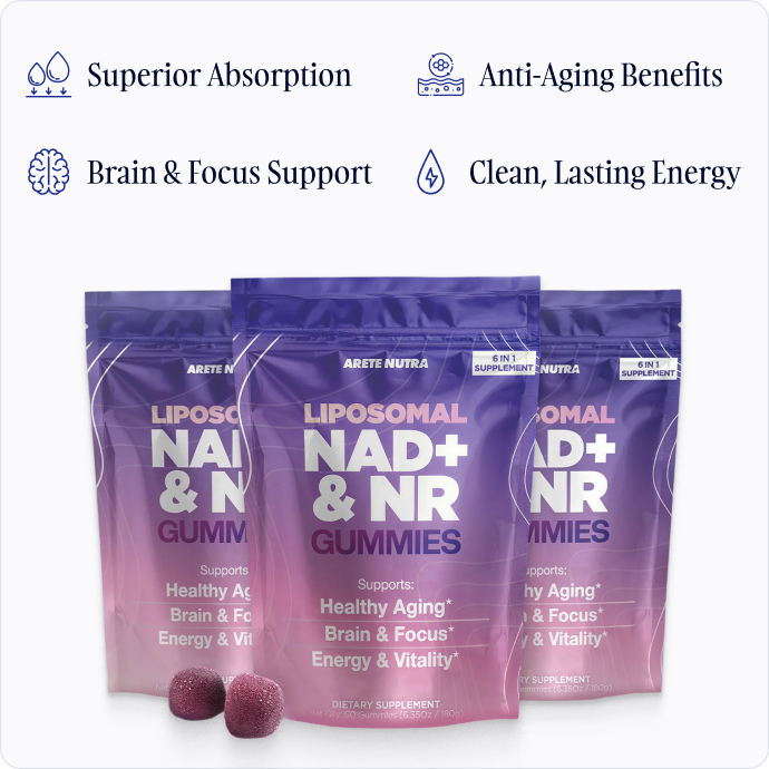 Liposomal NAD+ & NR Gummies