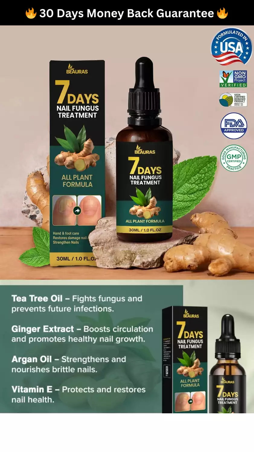 7 Days Nail Fungus Treatment Serum